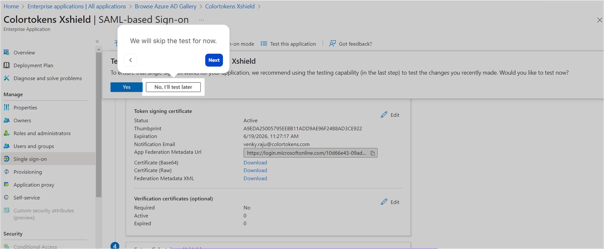Azure Metadata