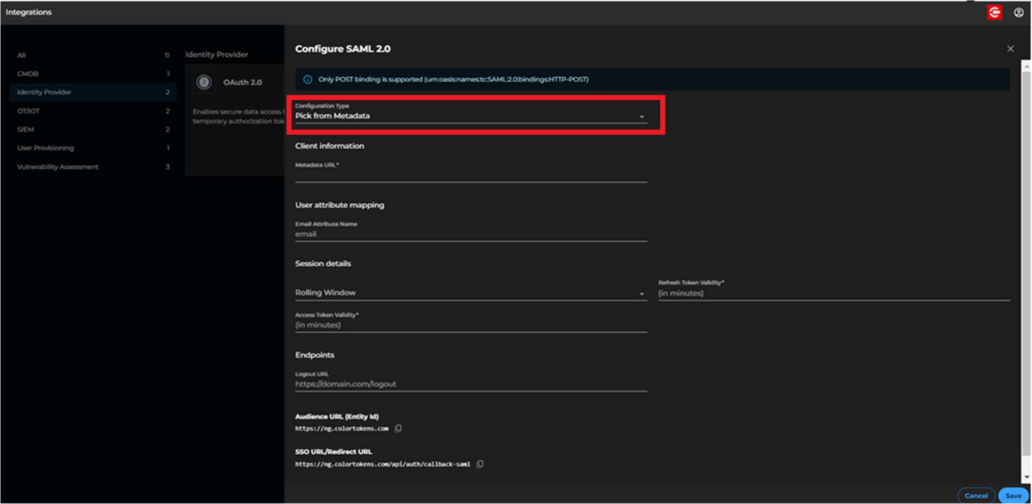 Xshield Metadata