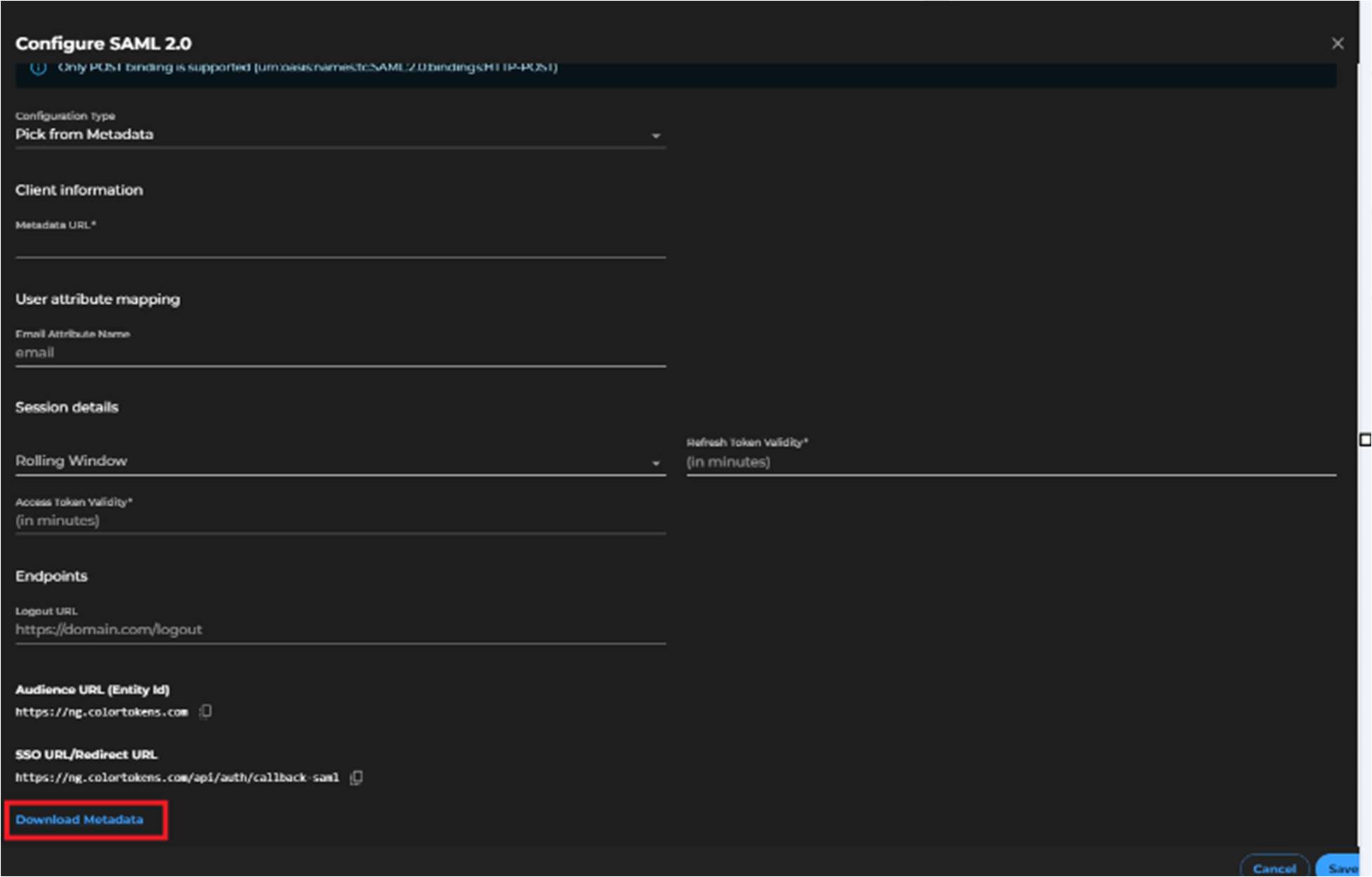 Xshield Metadata