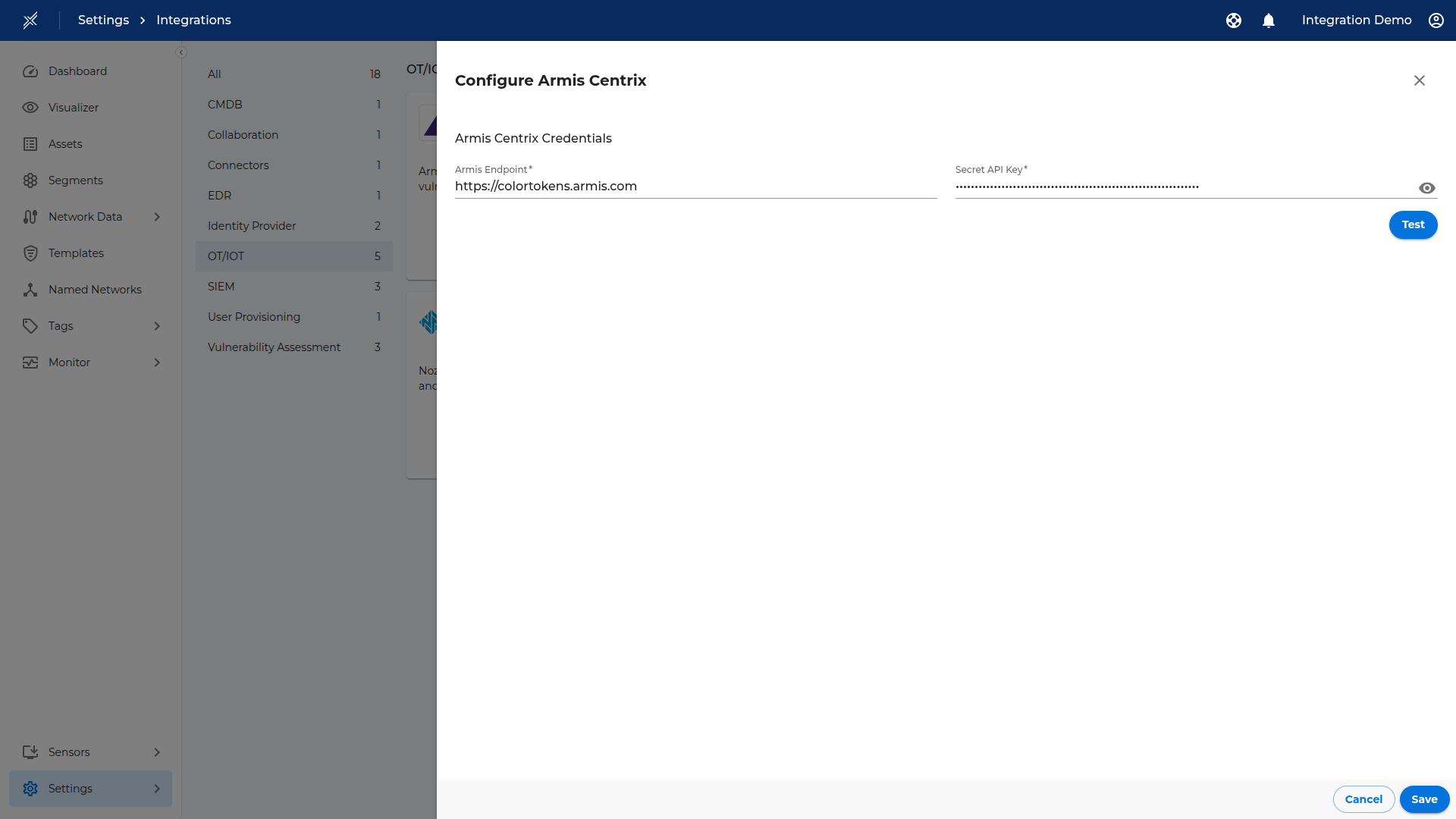 Armis Centrix Integration