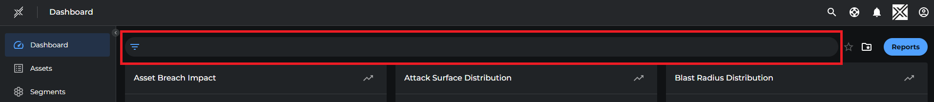 Filter bar