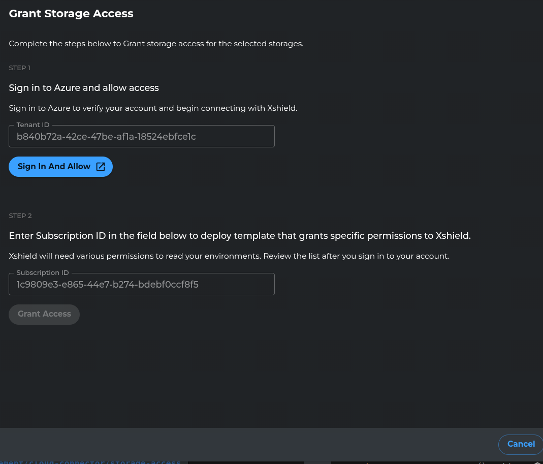 Azure Sign-in