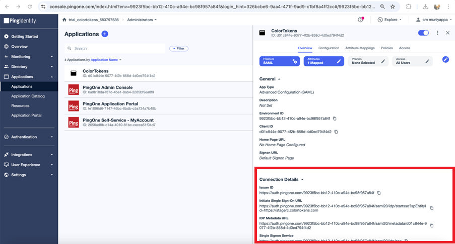 IdP Metadata