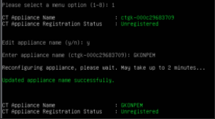 Assign Appliance Name