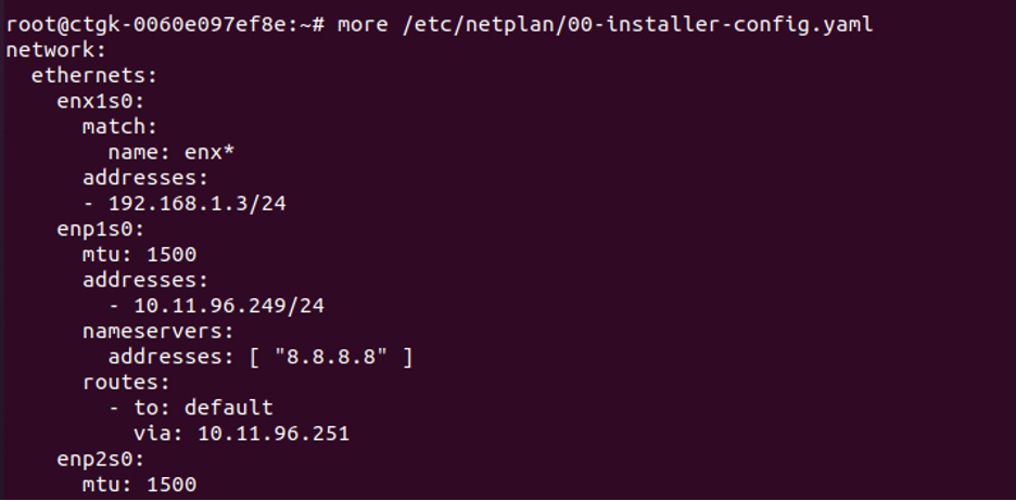 Network Configuration