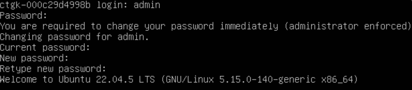 Bootup and Login