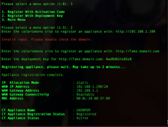 Register Appliance