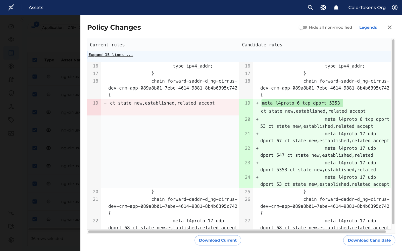 Policy Changes
