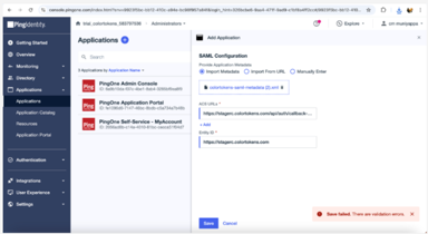 SAML Configuration