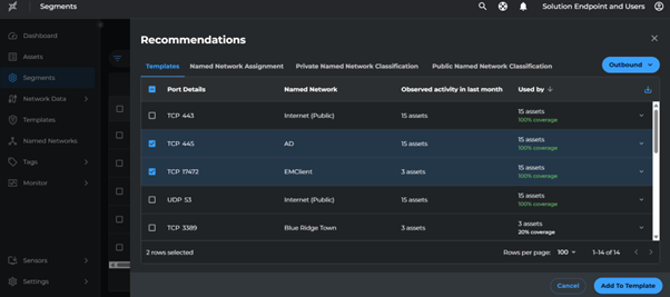 Infrastructure Template Configuration